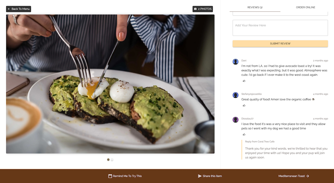 Best restaurant websites 4 examples to steal from